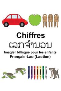 Français-Lao (Laotien) Chiffres Imagier bilingue pour les enfants