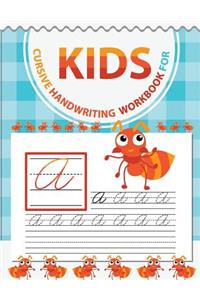 Cursive handwriting workbook for kids