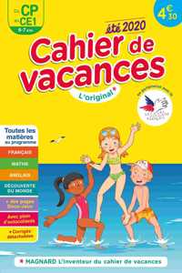 Cahier de vacances CP au CE1