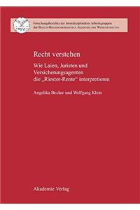 Recht Verstehen