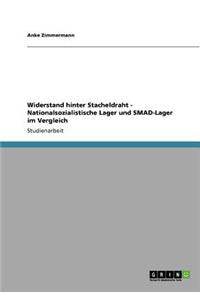 Widerstand hinter Stacheldraht - Nationalsozialistische Lager und SMAD-Lager im Vergleich