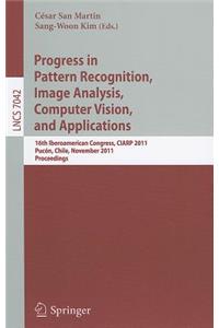 Progress in Pattern Recognition, Image Analysis, Computer Vision, and Applications