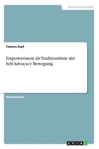 Empowerment als Traditionslinie der Self-Advocacy Bewegung