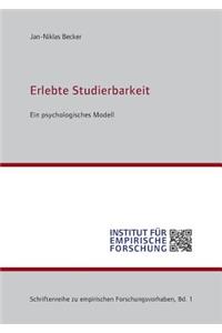 Erlebte Studierbarkeit