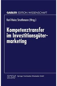 Kompetenztransfer Im Investitionsgütermarketing