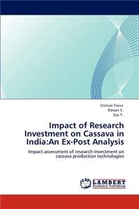 Impact of Research Investment on Cassava in India