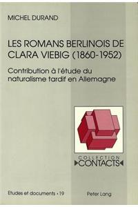 Les Romans Berlinois de Clara Viebig (1860-1952)