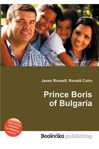 Prince Boris of Bulgaria