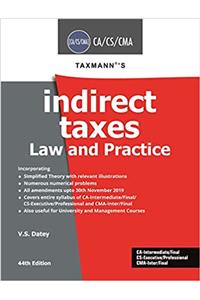 Indirect Tax Law And Practice