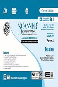 Scanner CA Inter Group I (New Syllabus) Paper-4 Taxation (Assessment Year : 2021-22) (Applicable for May 2021)