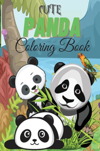 Cute Panda Coloring Book
