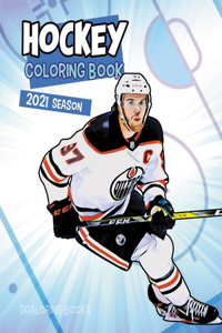 Hockey coloring book