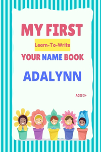 My First Learn-To-Write Your Name Book