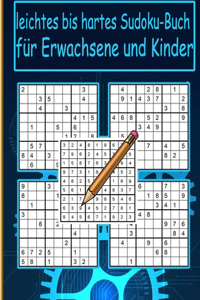leichtes bis hartes Sudoku-Buch für Erwachsene und Kinder