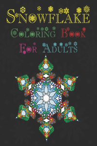 Snowflake Coloring Book for Adults