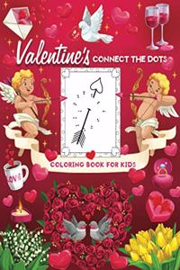 valentine's connect the dots coloring book for kids