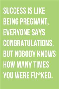 Success Is Like Being Pregnant E