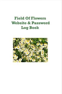 Field Of Flowers Website & Password Logbook