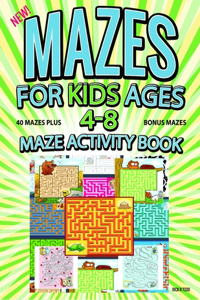 Mazes for Kids Ages 4-8 Kids Activity Book