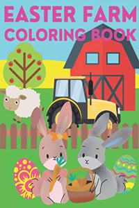 Easter Farm Coloring Book