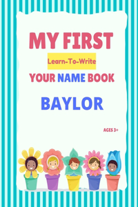 My First Learn-To-Write Your Name Book