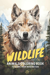 Wildlife Animals Coloring Book