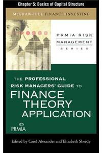 Guide to Finance Theory and Application: Basics of Capital Structure