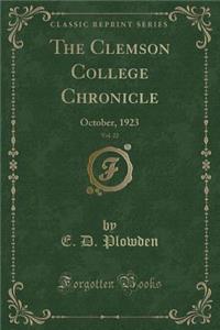 The Clemson College Chronicle, Vol. 22