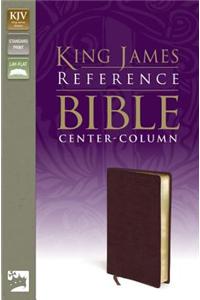KJV, Reference Bible, Bonded Leather, Burgundy, Red Letter Edition
