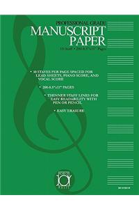 House of Joy Music Deluxe 10-Staff Manuscript Paper