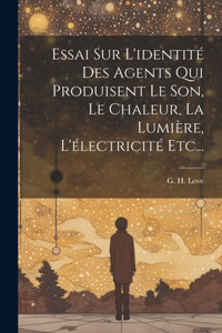 Essai Sur L'identité Des Agents Qui Produisent Le Son, Le Chaleur, La Lumière, L'électricité Etc...