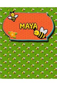 Handwriting Practice 120 Page Honey Bee Book Maya