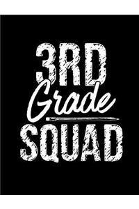 3rd Grade Squad: 2019-2020 Teacher Lesson Planner Organizer with 12 Month Academic Agenda...Weekly & Monthly Calendar 8.5 11 150 pages