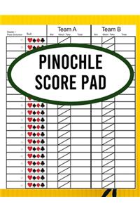 Pinochle Score Pad