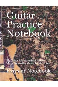 Guitar Practice Notebook