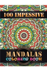 100 Impessive Mandalas Coloring Book