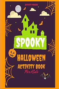 Spooky Halloween Activity Book For Kids