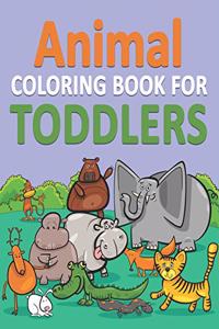 Animal Coloring Book for Toddlers