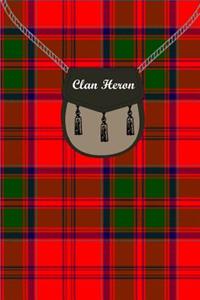Clan Heron Tartan Journal/Notebook