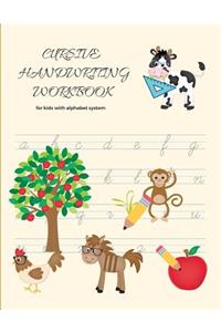 Cursive Handwriting Workbook For Kids