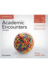 Academic Encounters Level 3 Class Audio CDs (3) Listening and Speaking