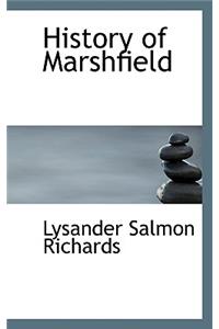 History of Marshfield