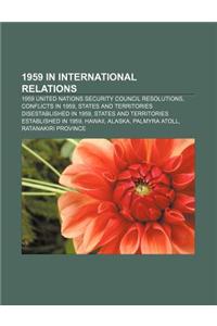 1959 in International Relations