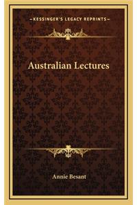 Australian Lectures