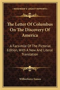 The Letter Of Columbus On The Discovery Of America