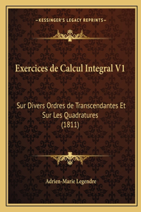 Exercices de Calcul Integral V1