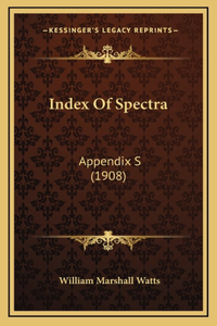 Index Of Spectra