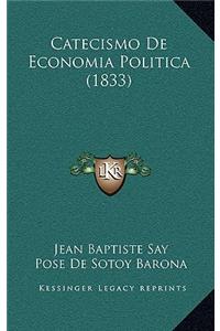 Catecismo De Economia Politica (1833)