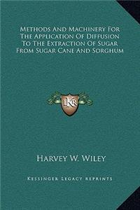 Methods And Machinery For The Application Of Diffusion To The Extraction Of Sugar From Sugar Cane And Sorghum