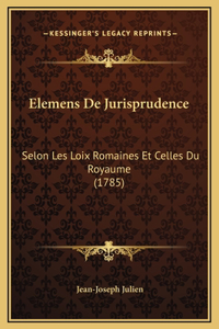 Elemens De Jurisprudence